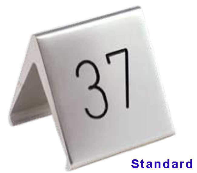 TISCHNUMMERN-SCHILD 6836 - Maße: 50 * 50 mm